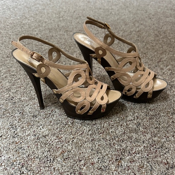 Jessica Simpson Shoes - Jessica Simpson Tan Strappy Heels